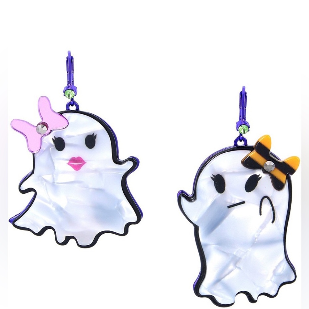 Brand New inbox with Tag Betsey Johnson Ghost Drop earrings - Picture 5 of 7